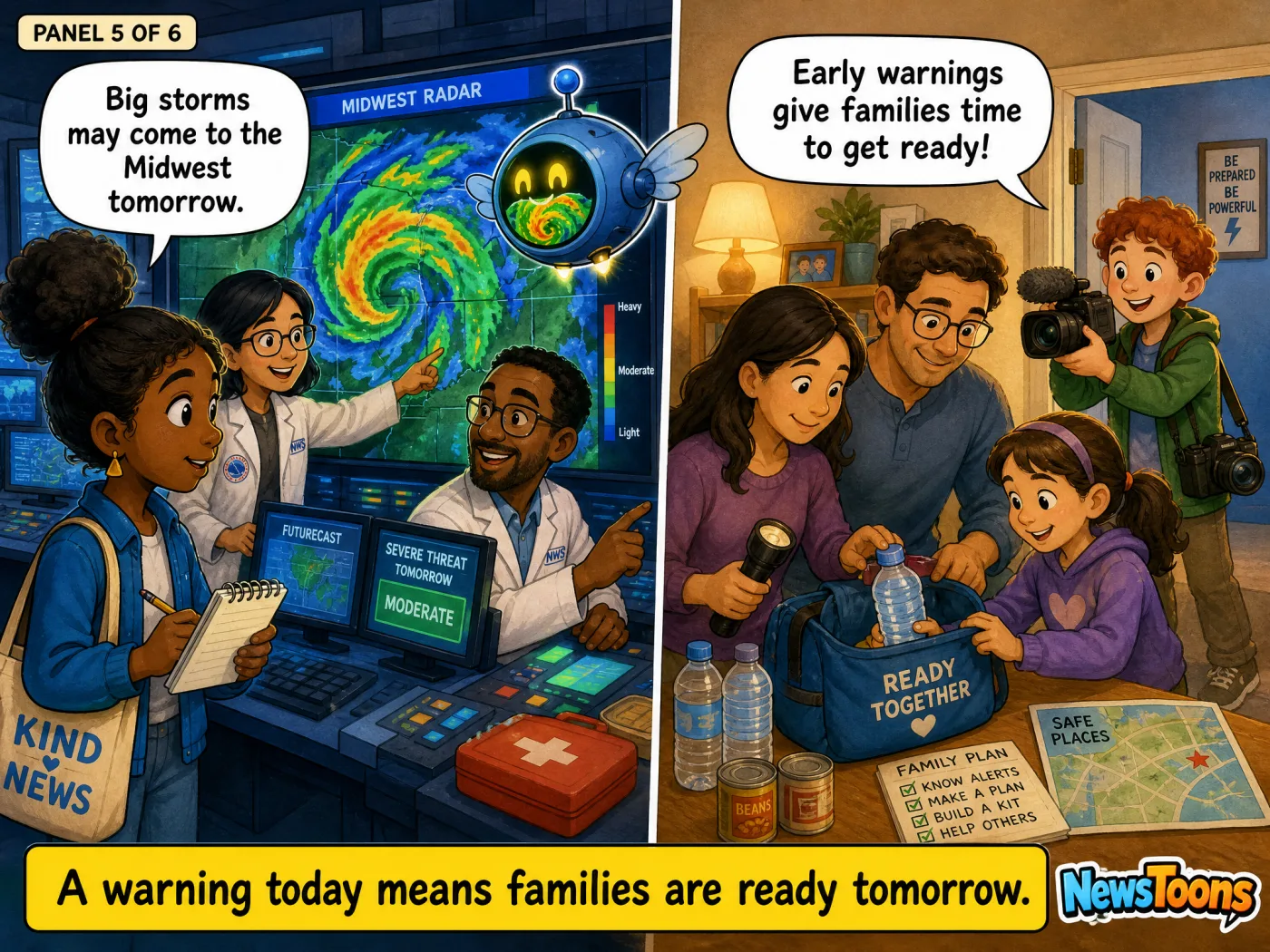 Panel 5: The Weather Watchers