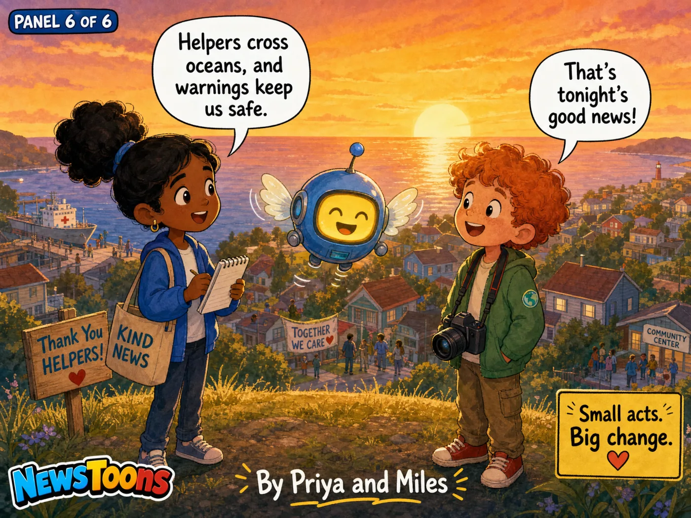 Panel 6: Resolution