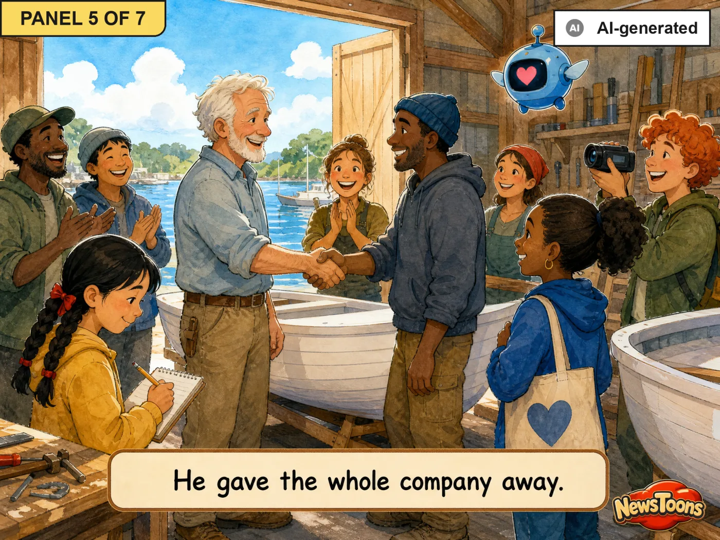 Panel 5: The Gift