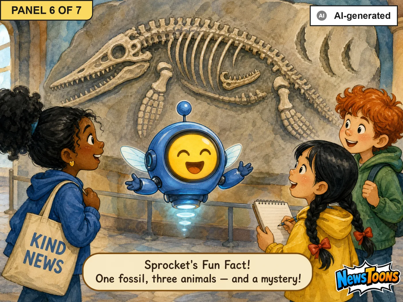 Panel 6: Sprocket's Fun Fact