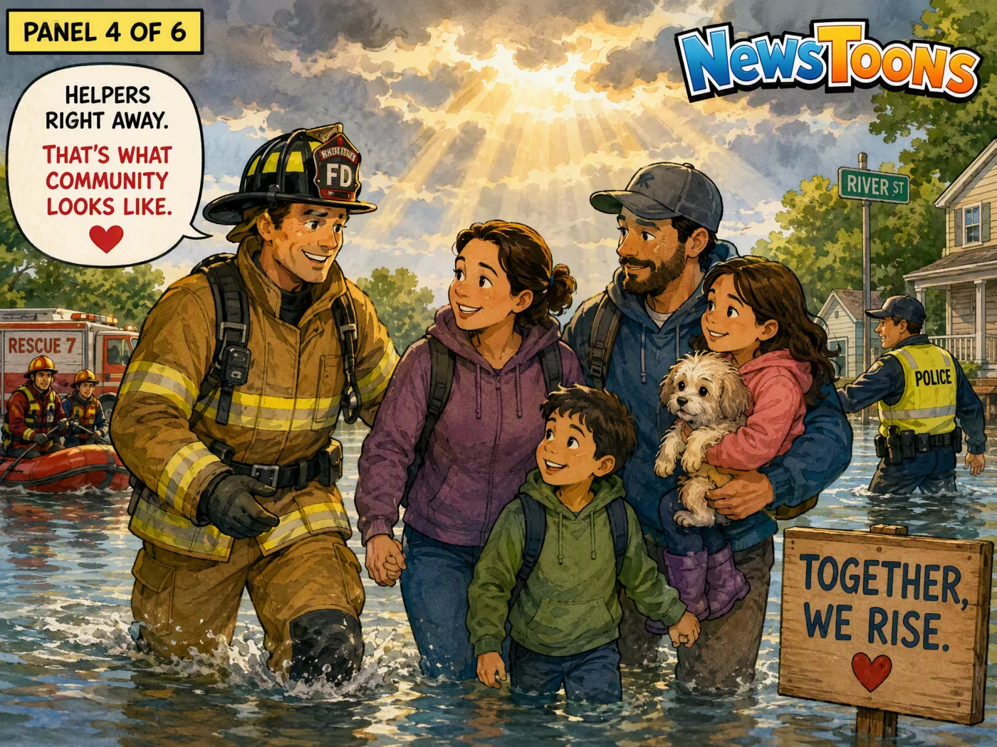 Panel 4: Northeast Flooding