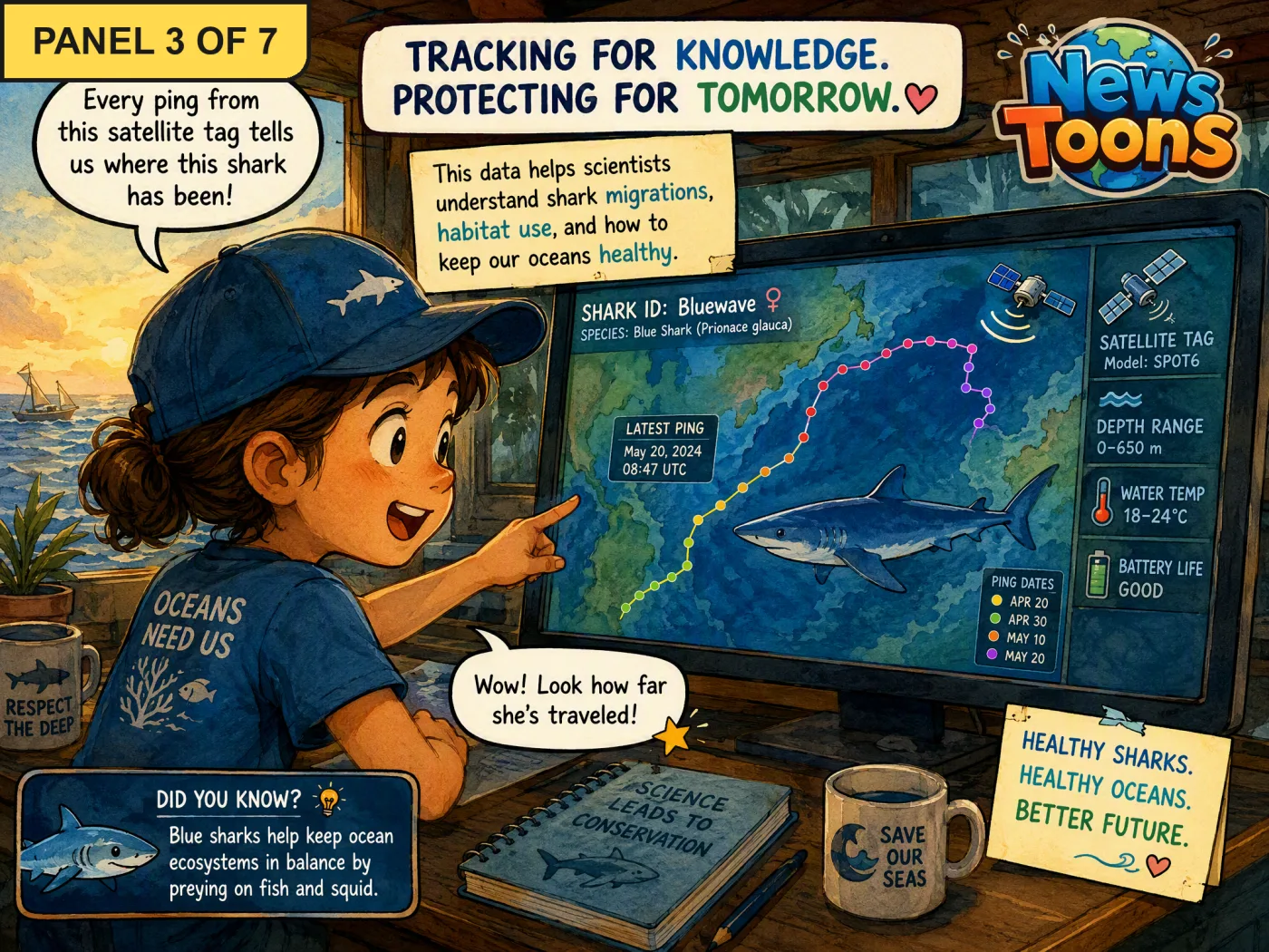 Panel 3: Shark Science