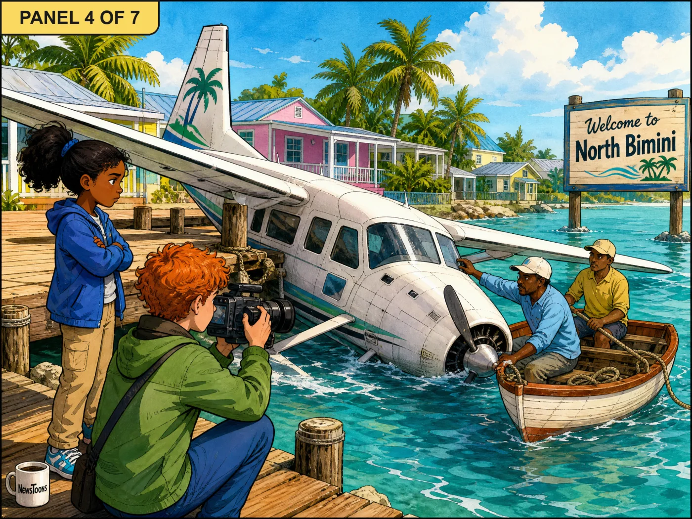 Panel 4: The Bimini Rescue
