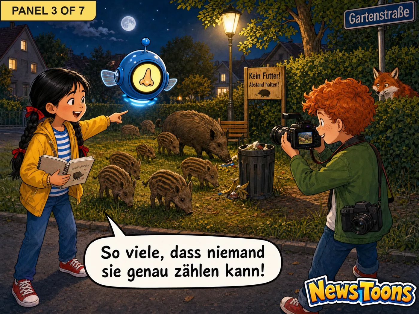 Panel 3: Wildschweine in der Stadt